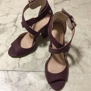 Open Toe Strappy Heels